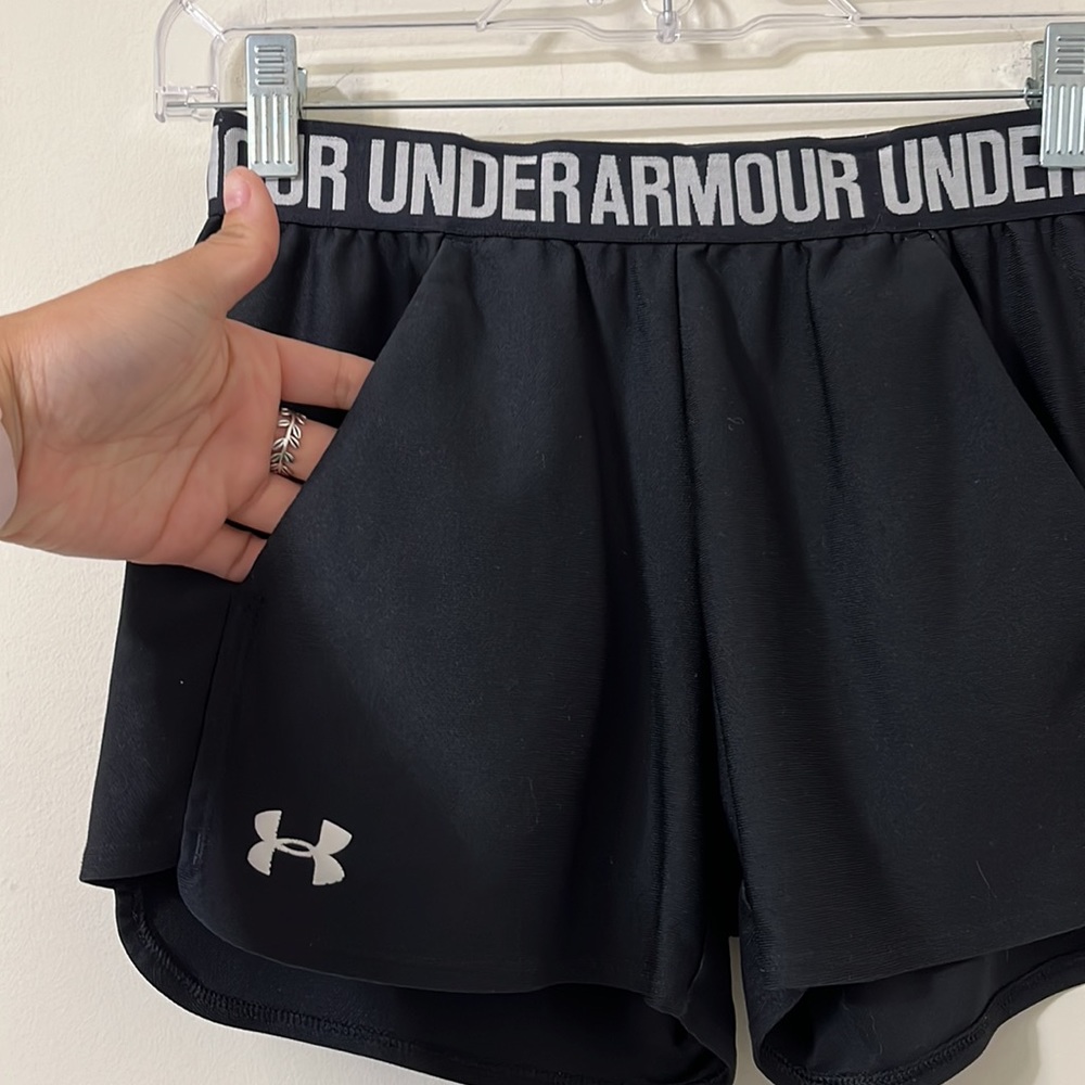 Under Armour Black Play Up Shorts Size XS - Picture 2 of 4